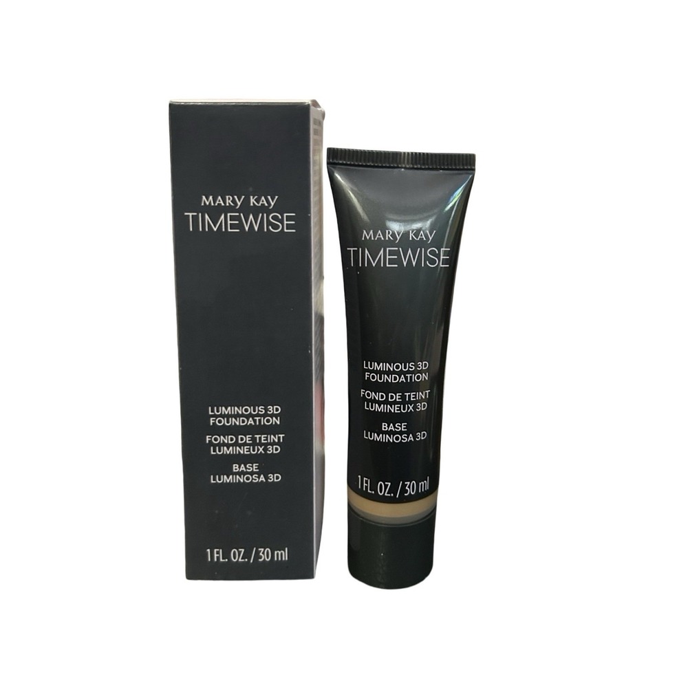 Mary Kay Timewise Luminous 3D Foundation Bronze W 100 154138 Base Normal to Dry